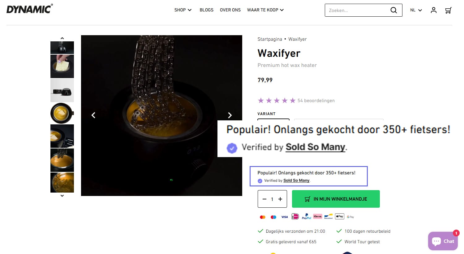 Sold Count as an inline-block with the optional verified section
