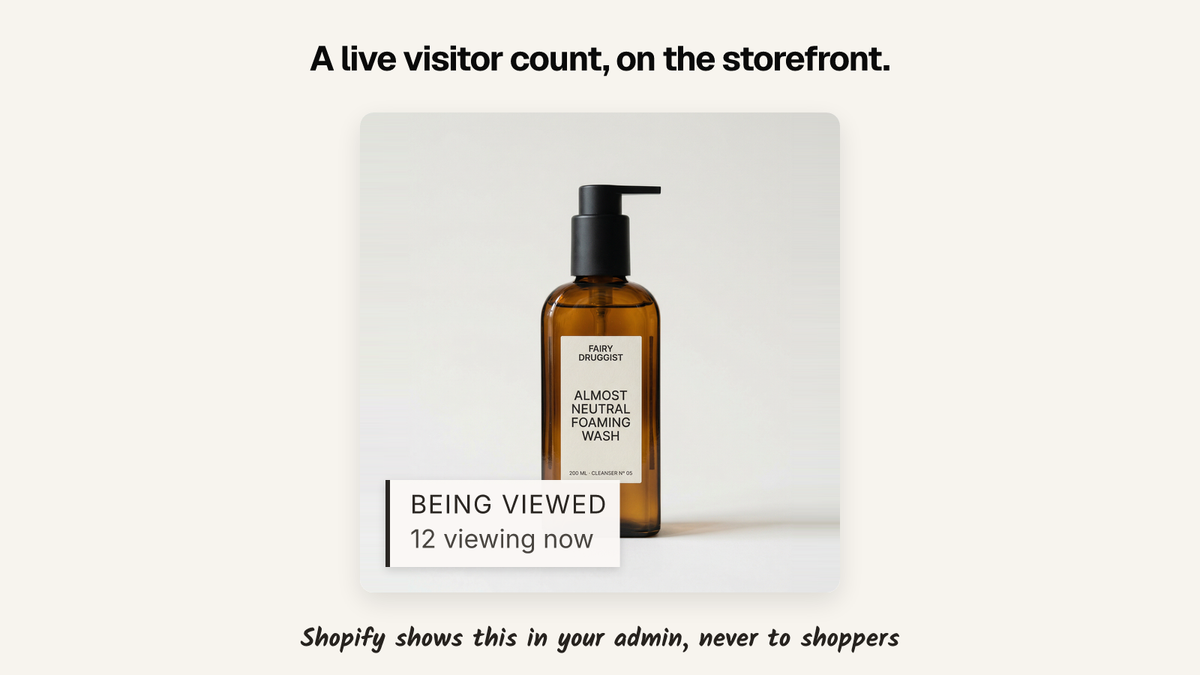 How to Add a Live Visitor Counter to Shopify